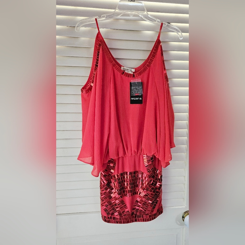 Arden B Pink Sleeveless Dress